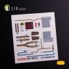 KELIK K32020 BF-109 E - Interior 3D Decal with 3D printed parts for Trumpeter kit 1/32